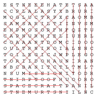 Word search Answers