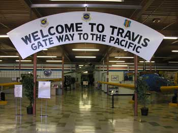 Entrance to the Travis Air Museum - Gateway to the Pacific